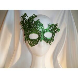Green lace mask lace mask prom party masquerade halloween costume mask